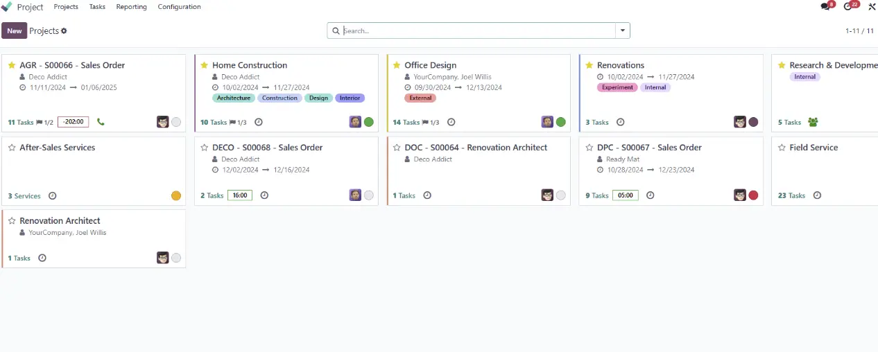 Zoho Project Management  App in Action