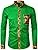 Men's ethnic long-sleeved tracksuit with African Kente print..webp