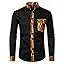 Men's ethnic long-sleeved tracksuit with African Kente print b.webp