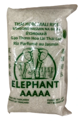Riz blanc Jasmine à grains longs, de première qualité, d’une qualité exceptionnelle et aromatique (sac de 5 lb / 8 kg) – Marque Elephant AAAAA Thai Hom Mali