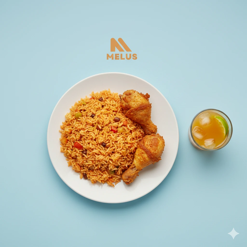 [RPC001] Riz Jollof et Poulet – Pré Cuit et Surgelé