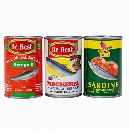 Canned Sardines in Tomato Sauce, 5.5 oz. (155 g) X6