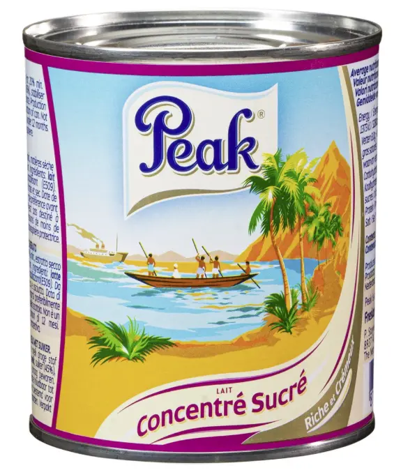 Carton de lait concentré PEAK (24 x 400g)