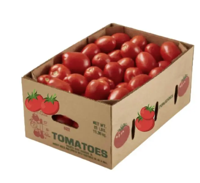 25 lb de tomates Roma - BOÎTE COMPLÈTE