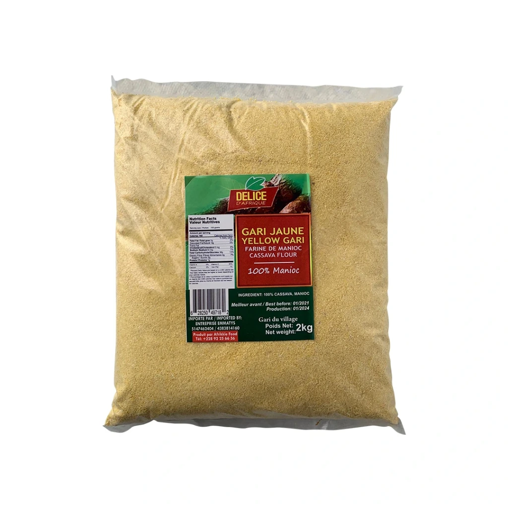 Farine de manioc (Gari jaune)