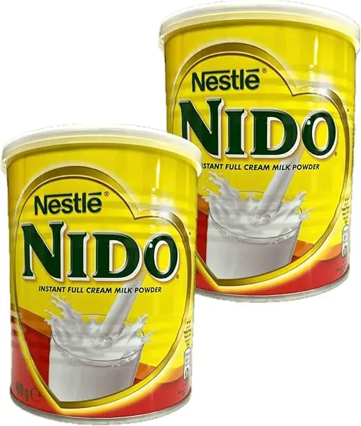 Lait en poudre | Lait entier en poudre | 800 g | Instantané | Lot de 2 (400 g chacun) NIDO
