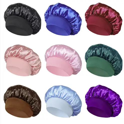 Bonnet de nuit élastique haut de gamme (Rouge)