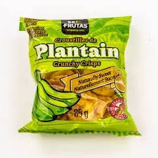 Chips croustillantes à la banane plantain sucrée
