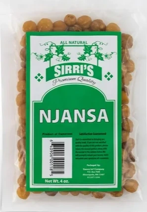 Njansa entier - Graines de 113 g (Njansa - Djansang - Munguella - Wama - Bofek) 