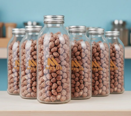 Caramel-Groundnut Sweet – Traditional Cameroonian Candied Peanuts in bottles ( box of 6 bottles) (400g)