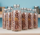 Caramel-Groundnut Sweet – Traditional Cameroonian Candied Peanuts in bottles ( box of 6 bottles)