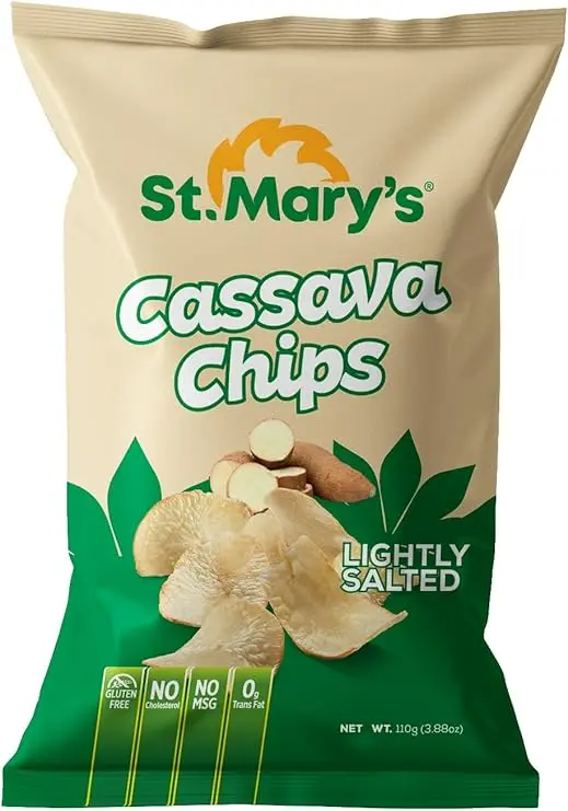 St Mary'S Cassava Chips 40g (x3)
