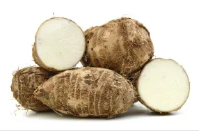 Cocoyam / Taro / Cormes / Mankani / Kontomire/ Malanga Tubercules racinaires (Colocasia esculenta) 2.7 - 3.2LB