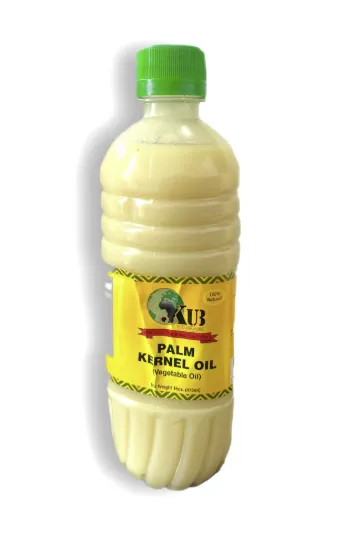 Huile de palmiste - Blanche - 0.5 L, 100 % pure (Mayanga/Miyanga/ Manianga)