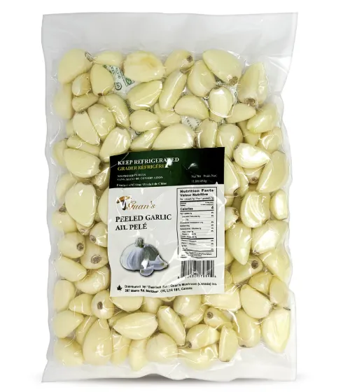 Ail pelé, sac de 1 lb