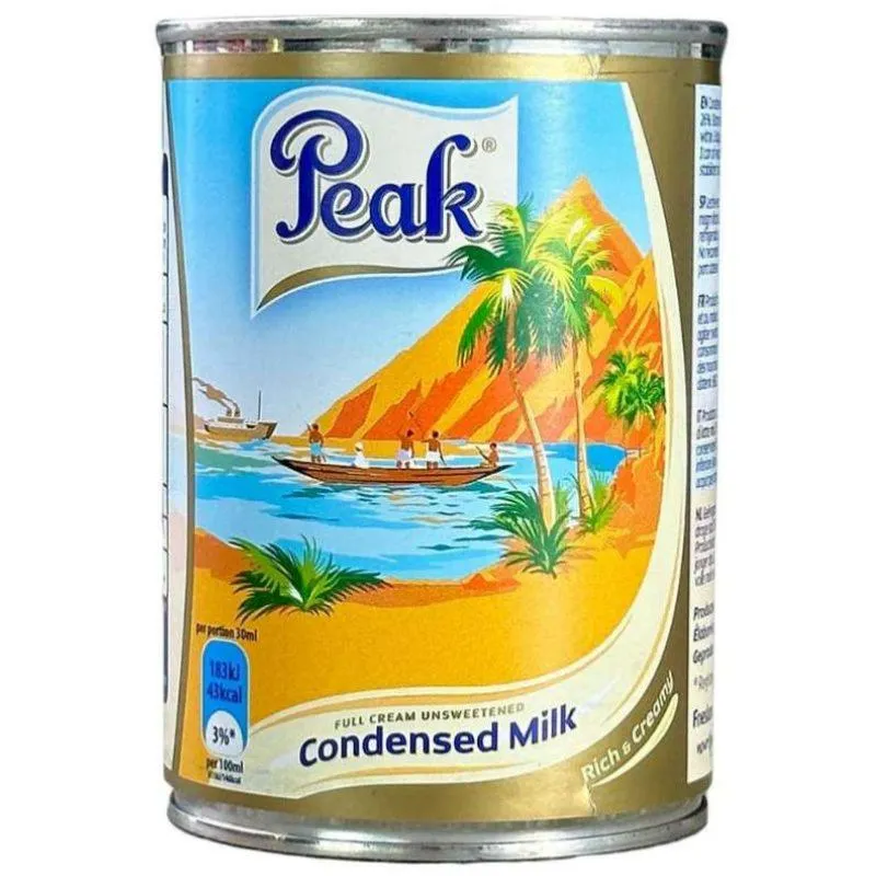 Peak Condensed Milk  (tin Pack of 12) 410g 