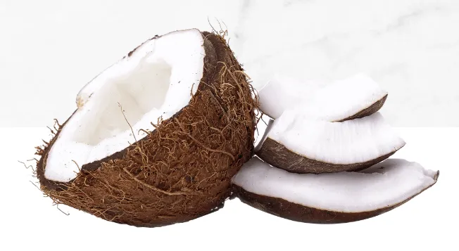 Noix de coco brune entière avec eau, environ 1,5 lb 