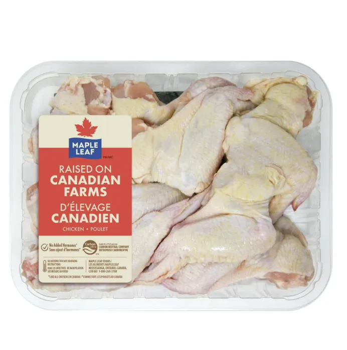 Maple Leaf Whole Chicken Wings, 10 Wings, 0.81 - 0.99 KG