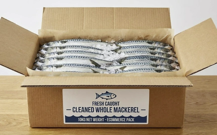 Maquereau entier nettoyé 10kg (Titus, Saba, Kote) / Whole cleaned mackerel 10kg (Titus, Saba, Kote)