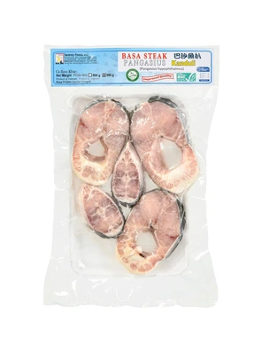 Steak de basa, avec peau et os (1 paquet)